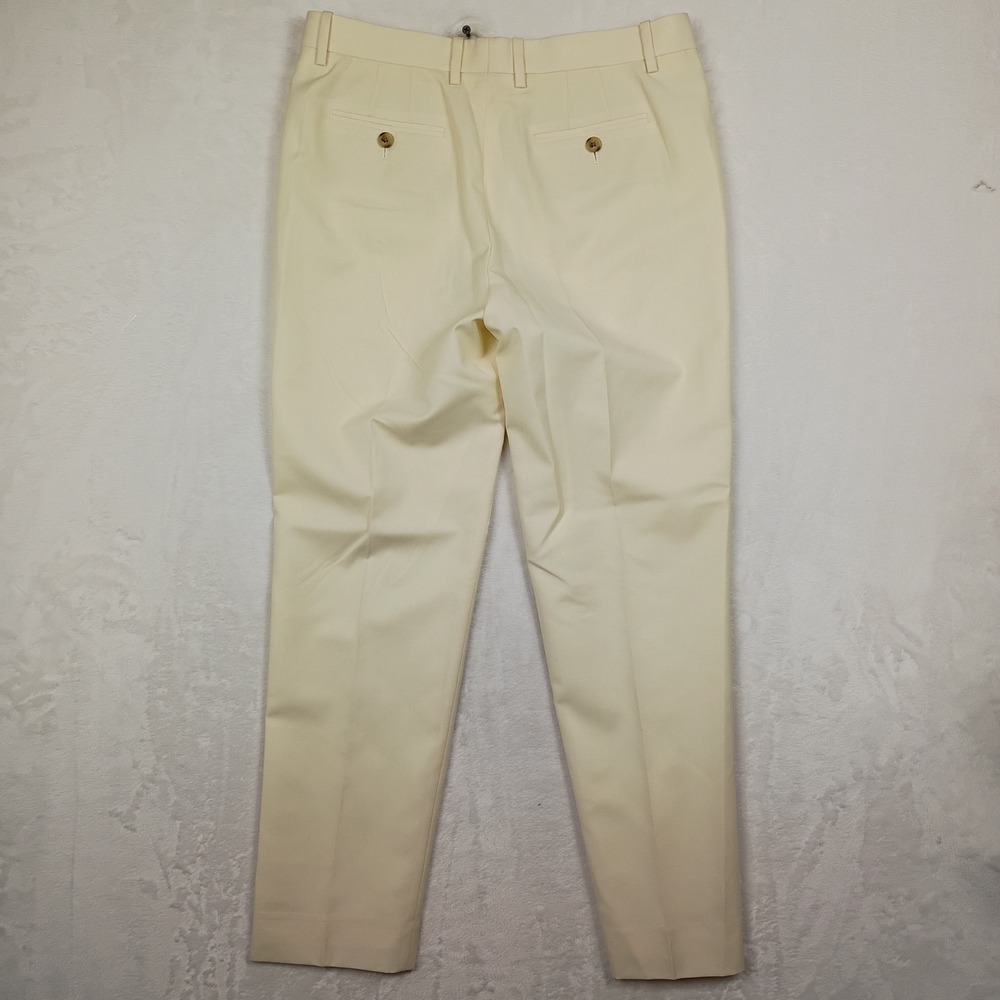 J.Crew Collection‎ Cream Vitale Barberis Canonico Italian Wool Dress Pants 2